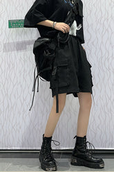 Hip Hop knielange Cargo-Shorts Hose